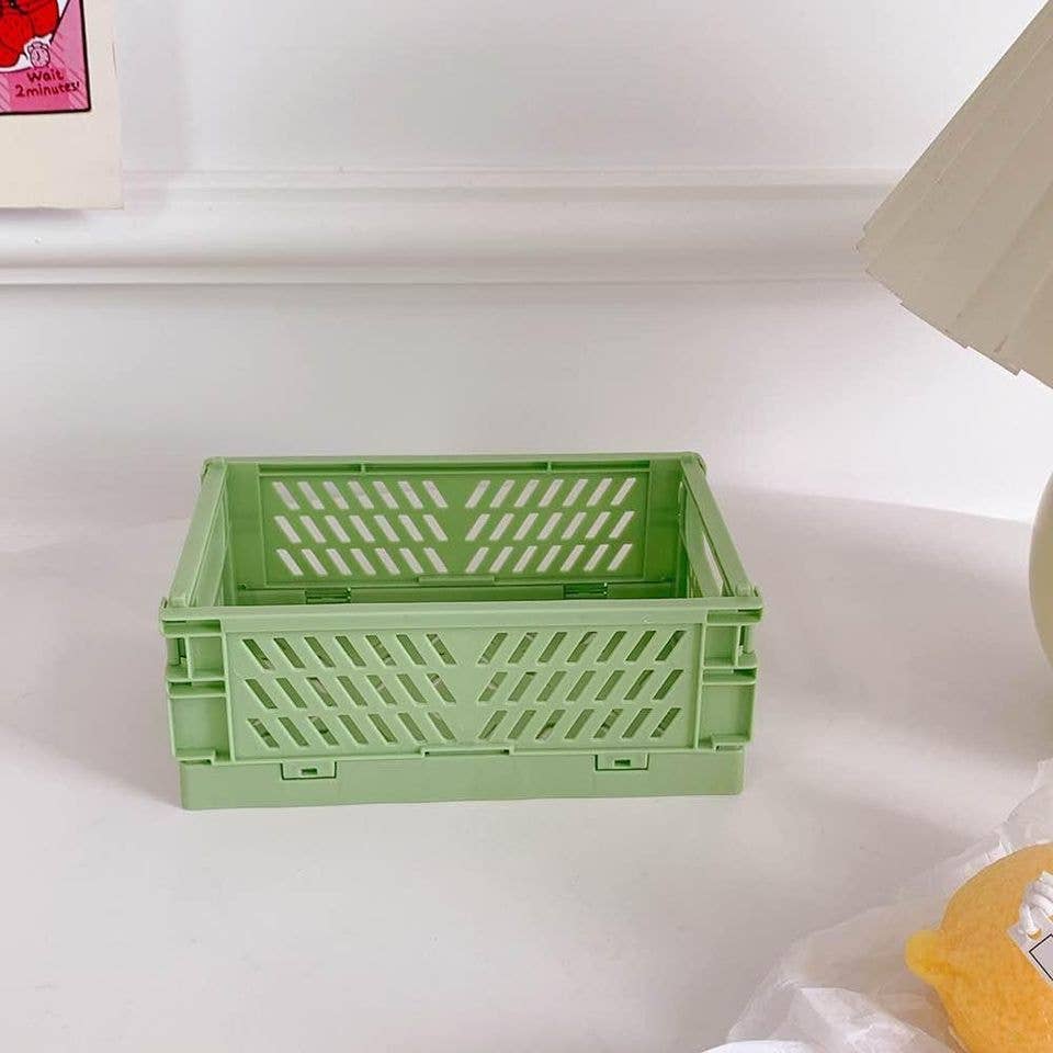 Folding Milk Crate