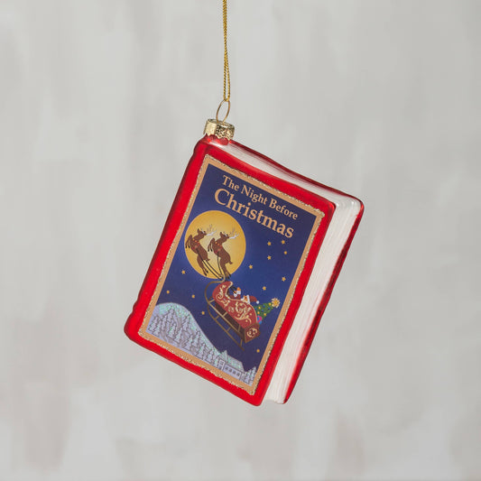Night Before Christmas Book Ornament