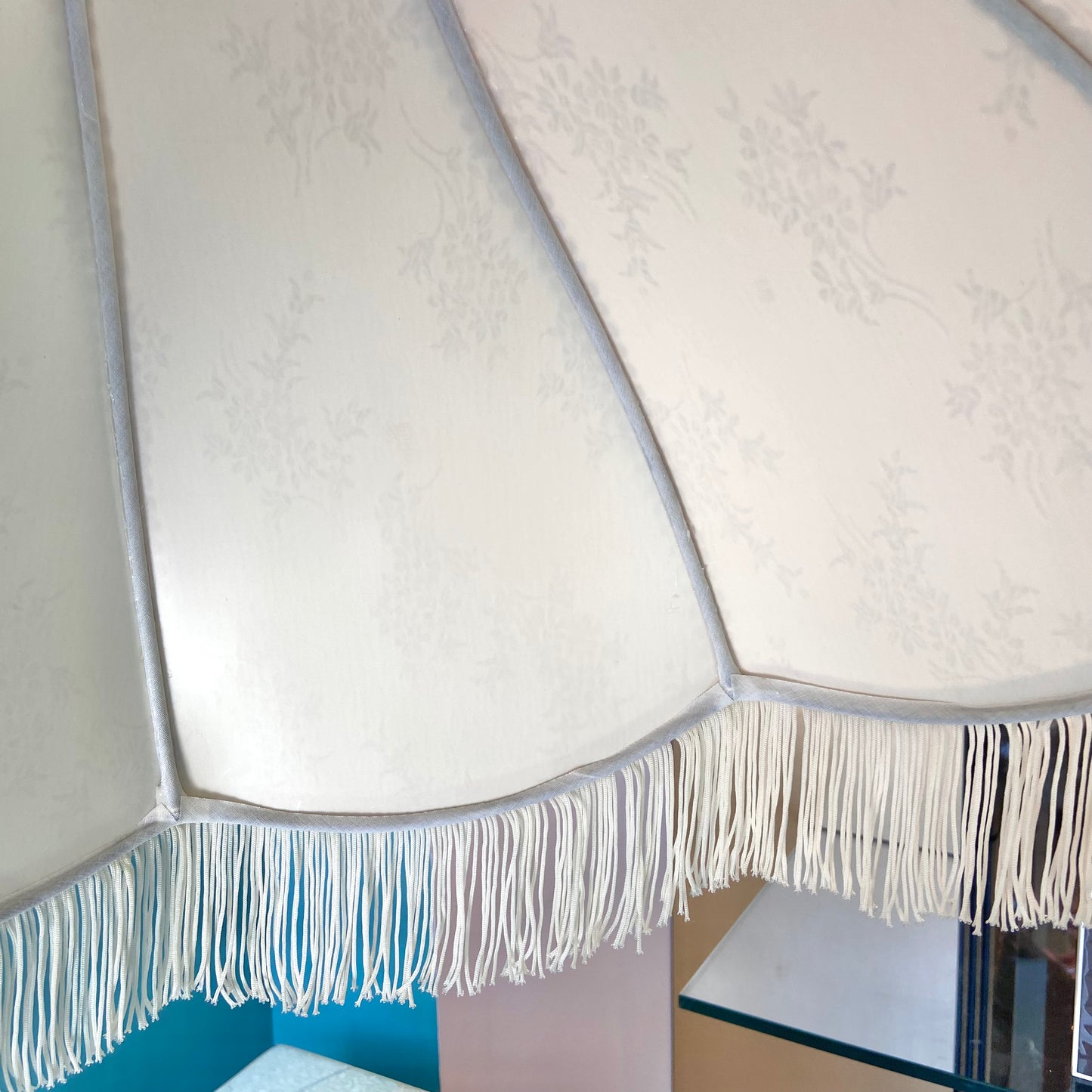 Vintage Victorian Style 8 Panel Fringe Lamp Shade
