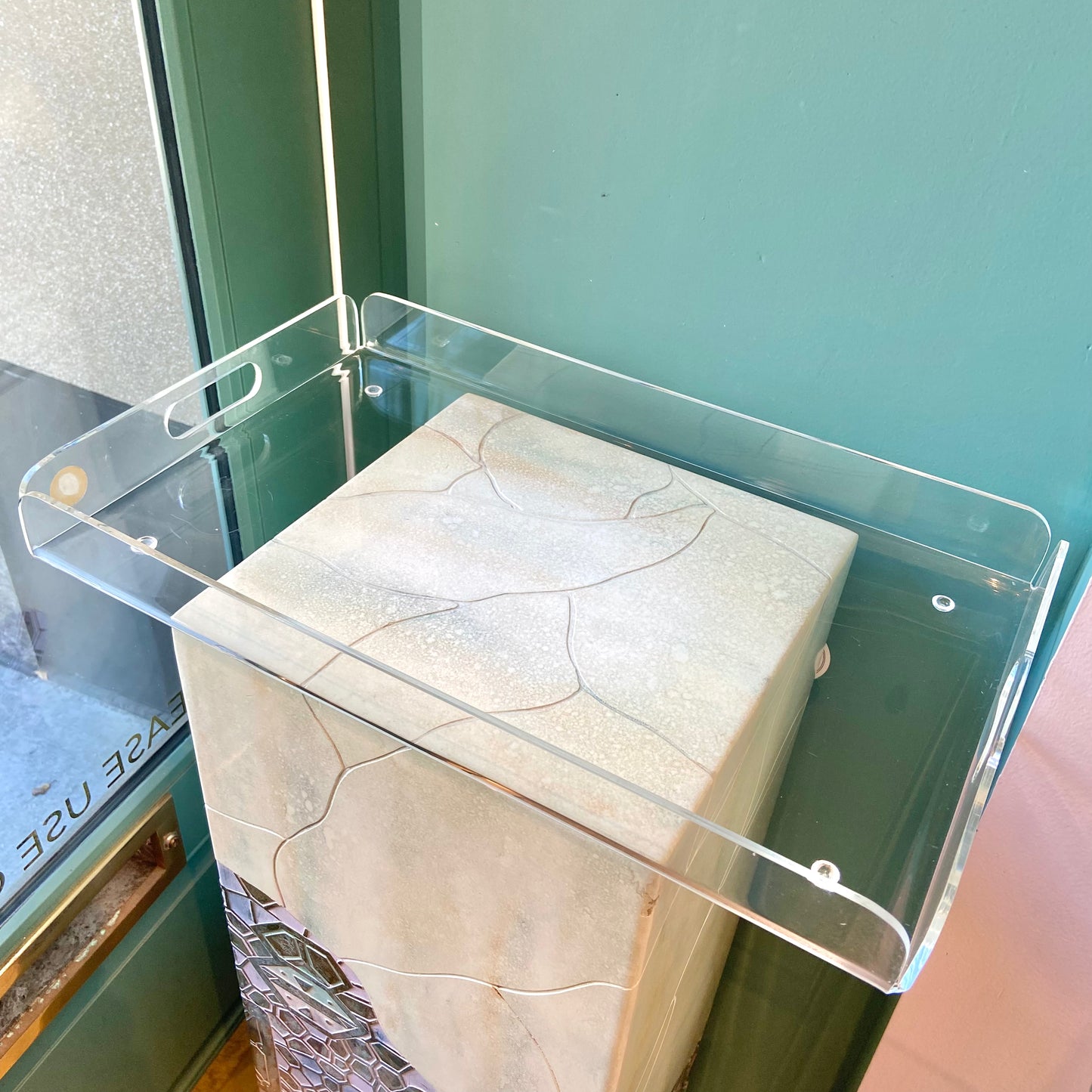 Vintage Lucite Tray