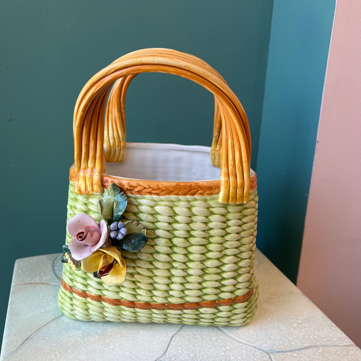 Vintage Intrada Italy Ceramic Bag