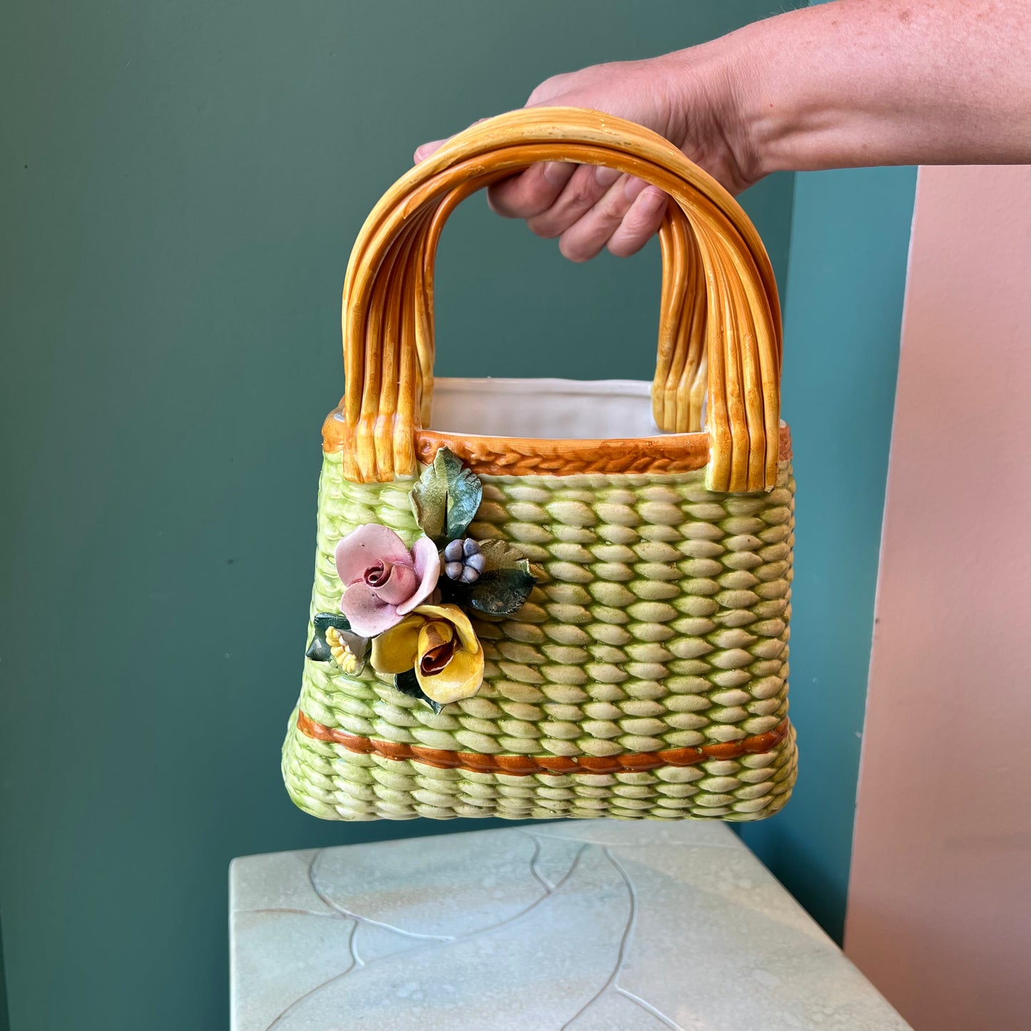 Vintage Intrada Italy Ceramic Bag