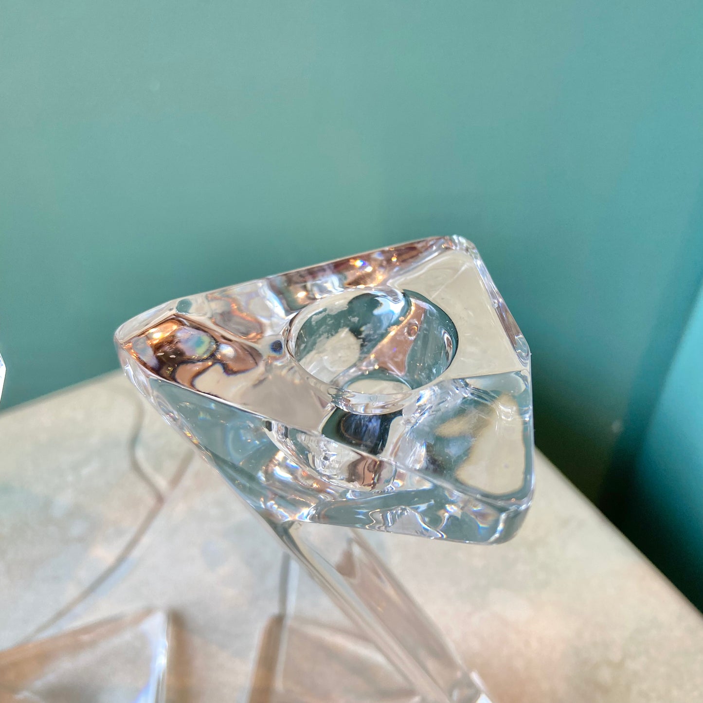 Vintage Crystal Candlestick Holders by Riedel