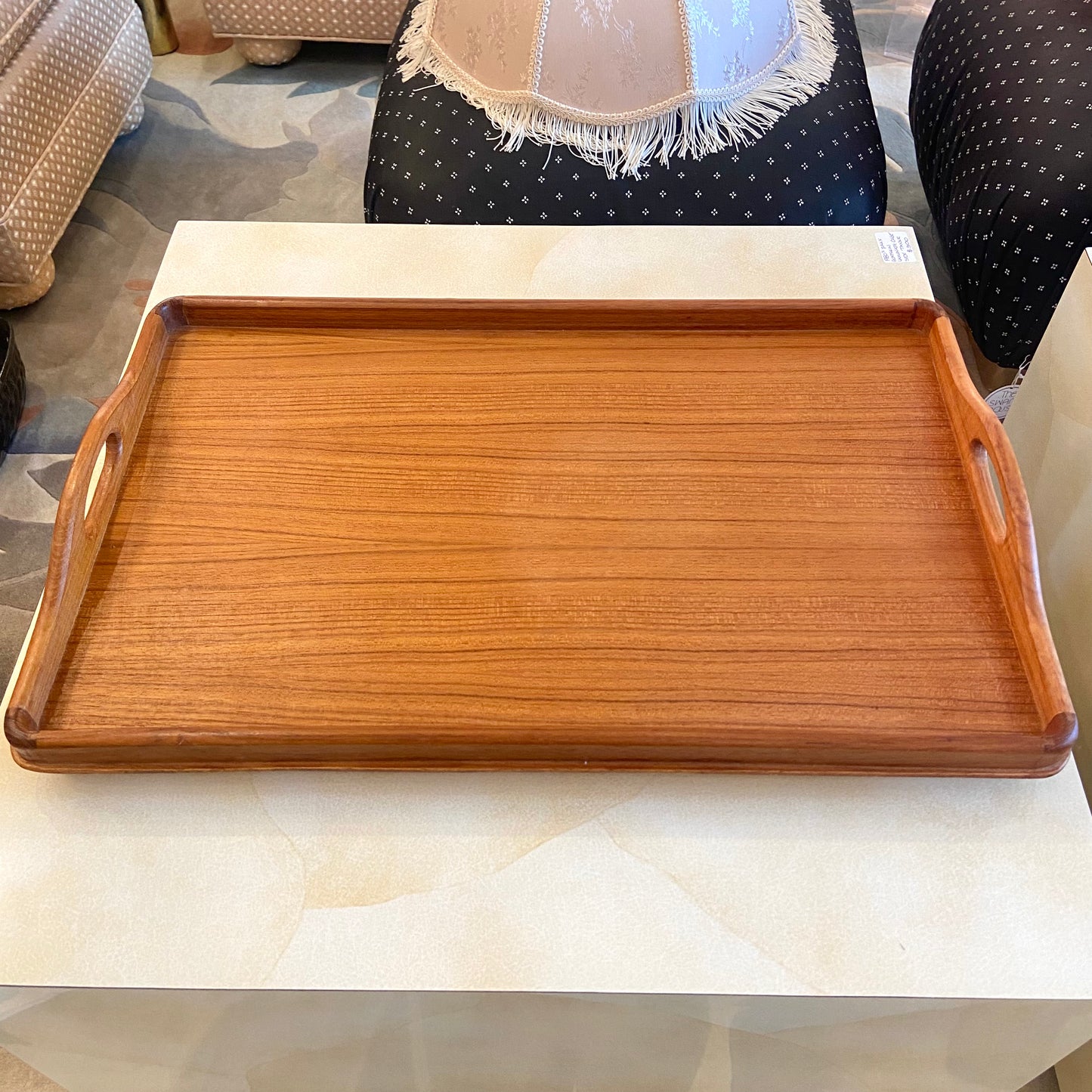 Vintage 1970’s Teak Wood Folding Tray