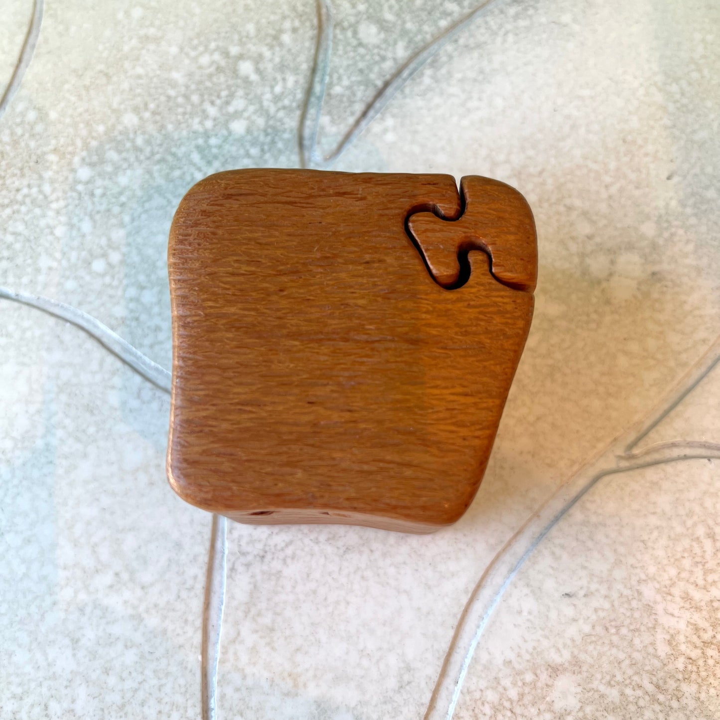Vintage Don Rupard Small Wooden Jigsaw Box