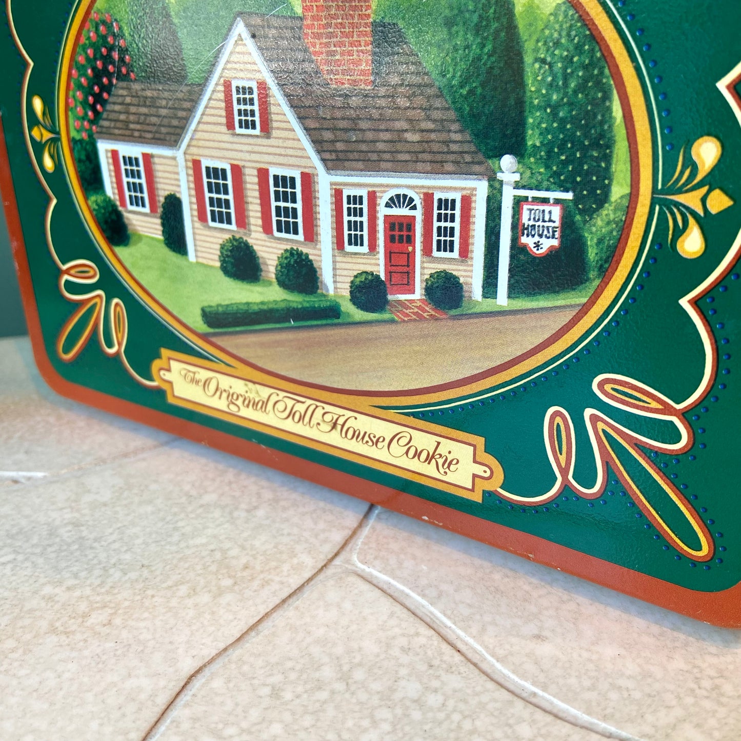Vintage Toll House Cookie Tin Box