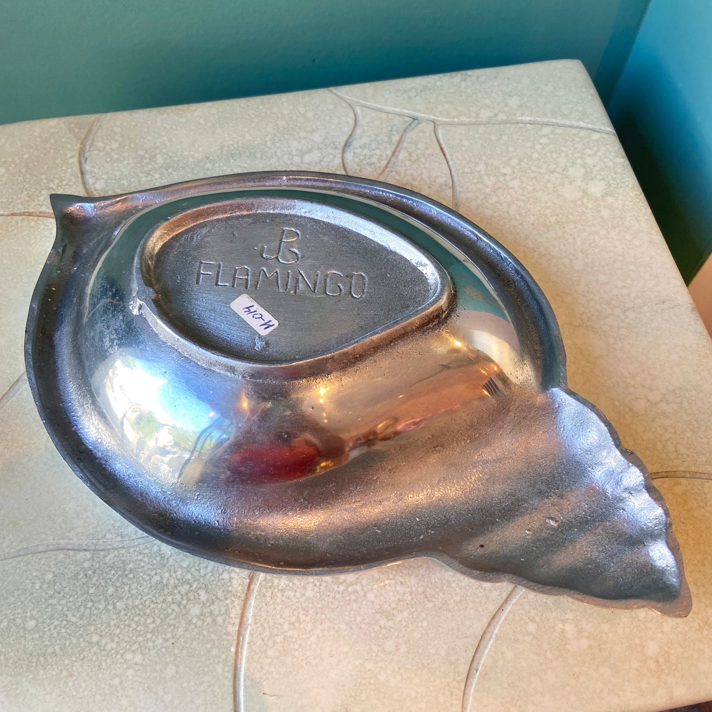 Vintage Aluminum Shell Catchall