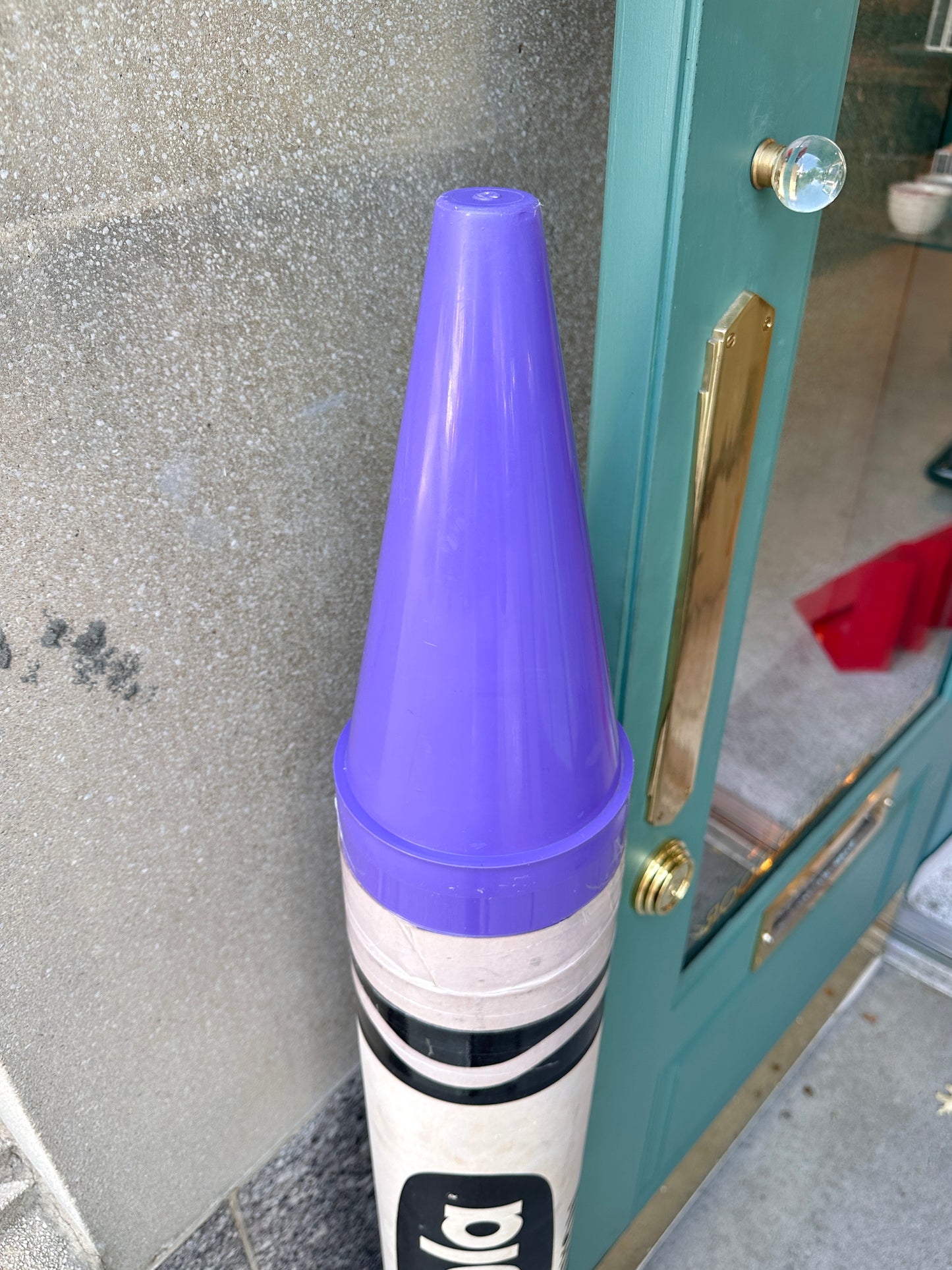 1989 “Think Big!” Monumental Purple Crayola Crayon