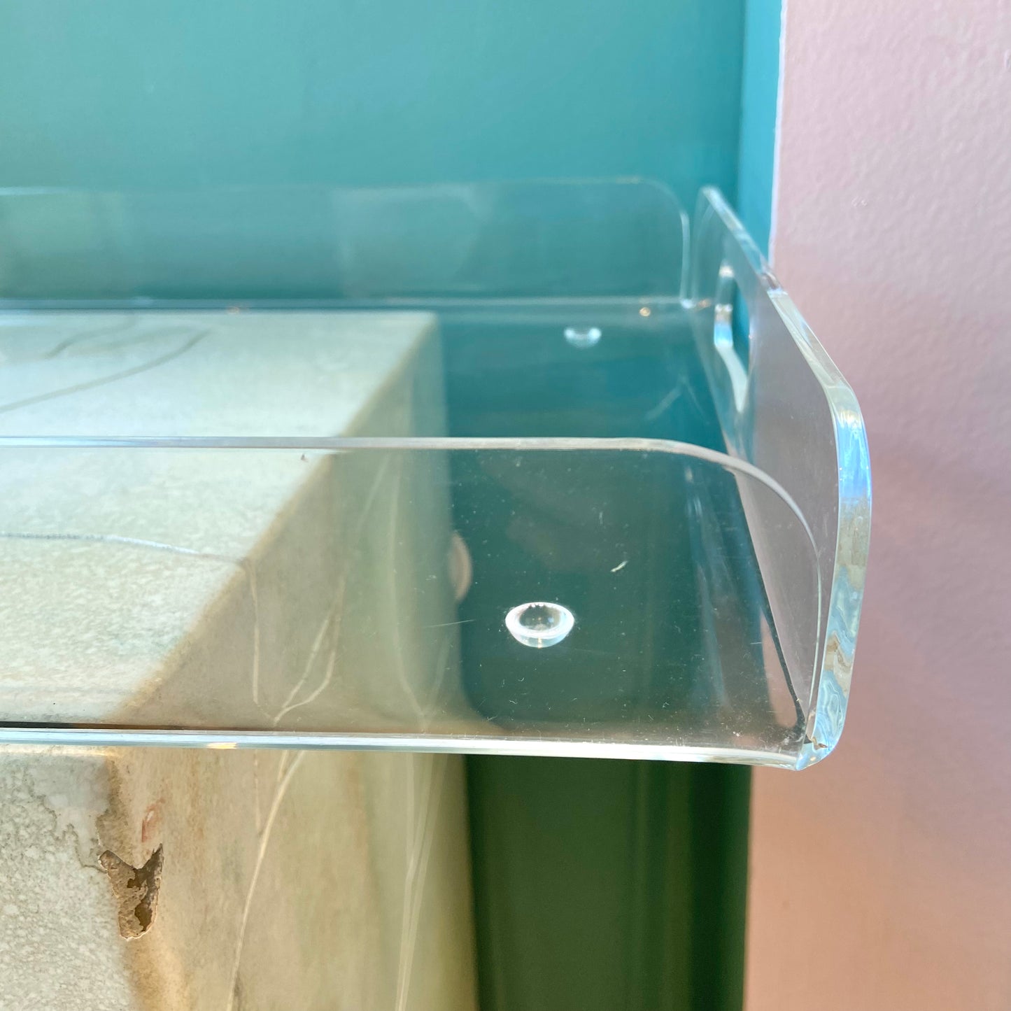 Vintage Lucite Tray