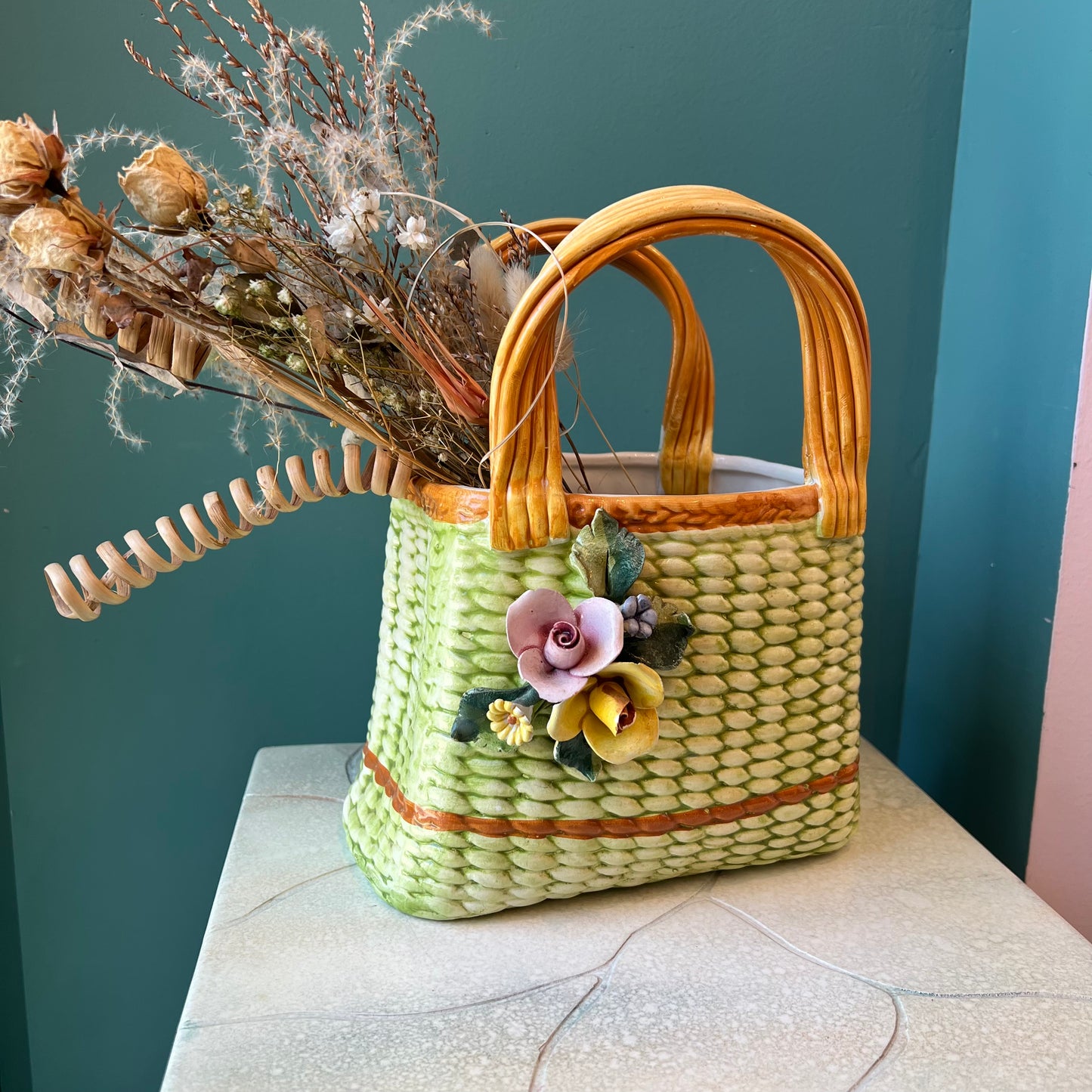 Vintage Intrada Italy Ceramic Bag