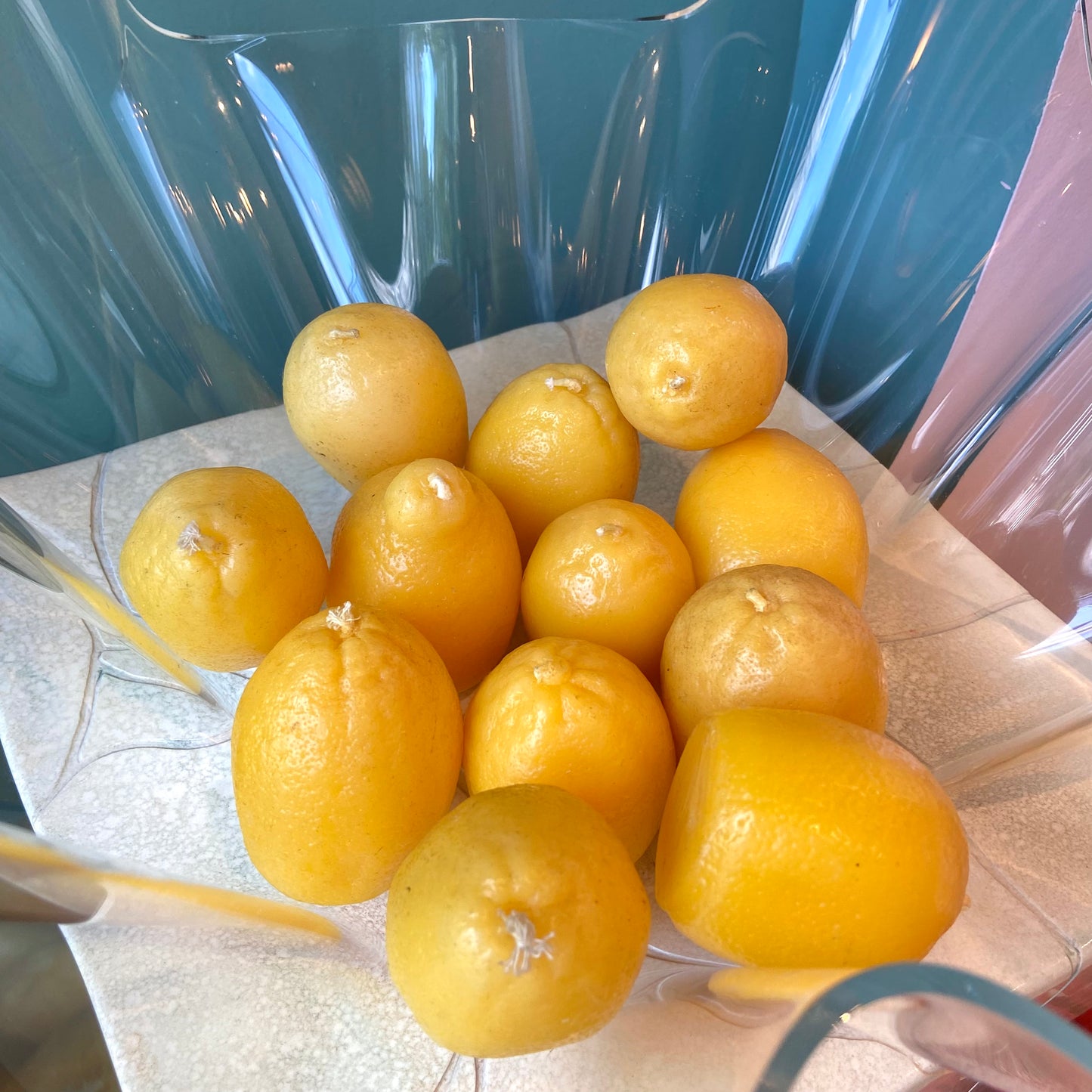 Extra Large Vintage Lucite Handkerchief Bowl