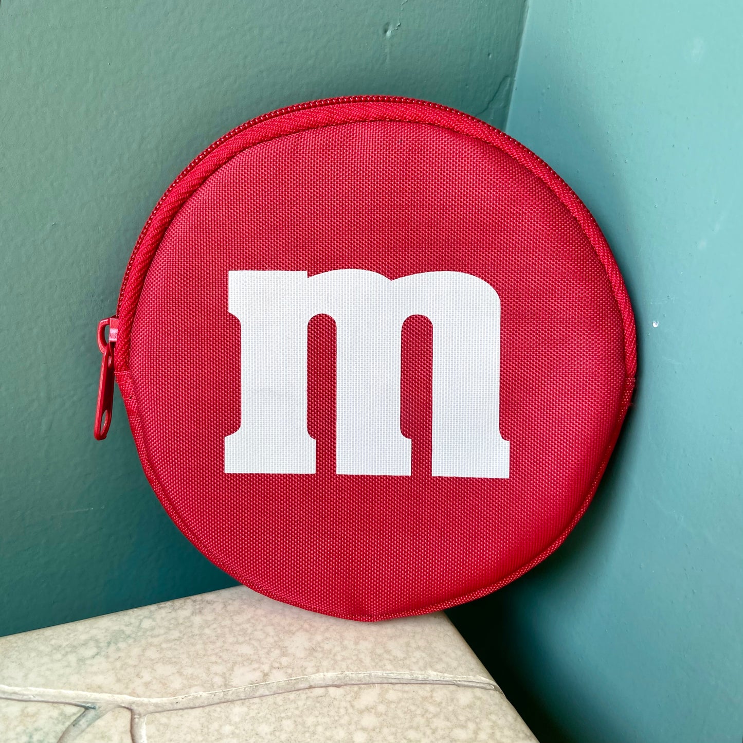 Vintage Red M&M Zip Pouch