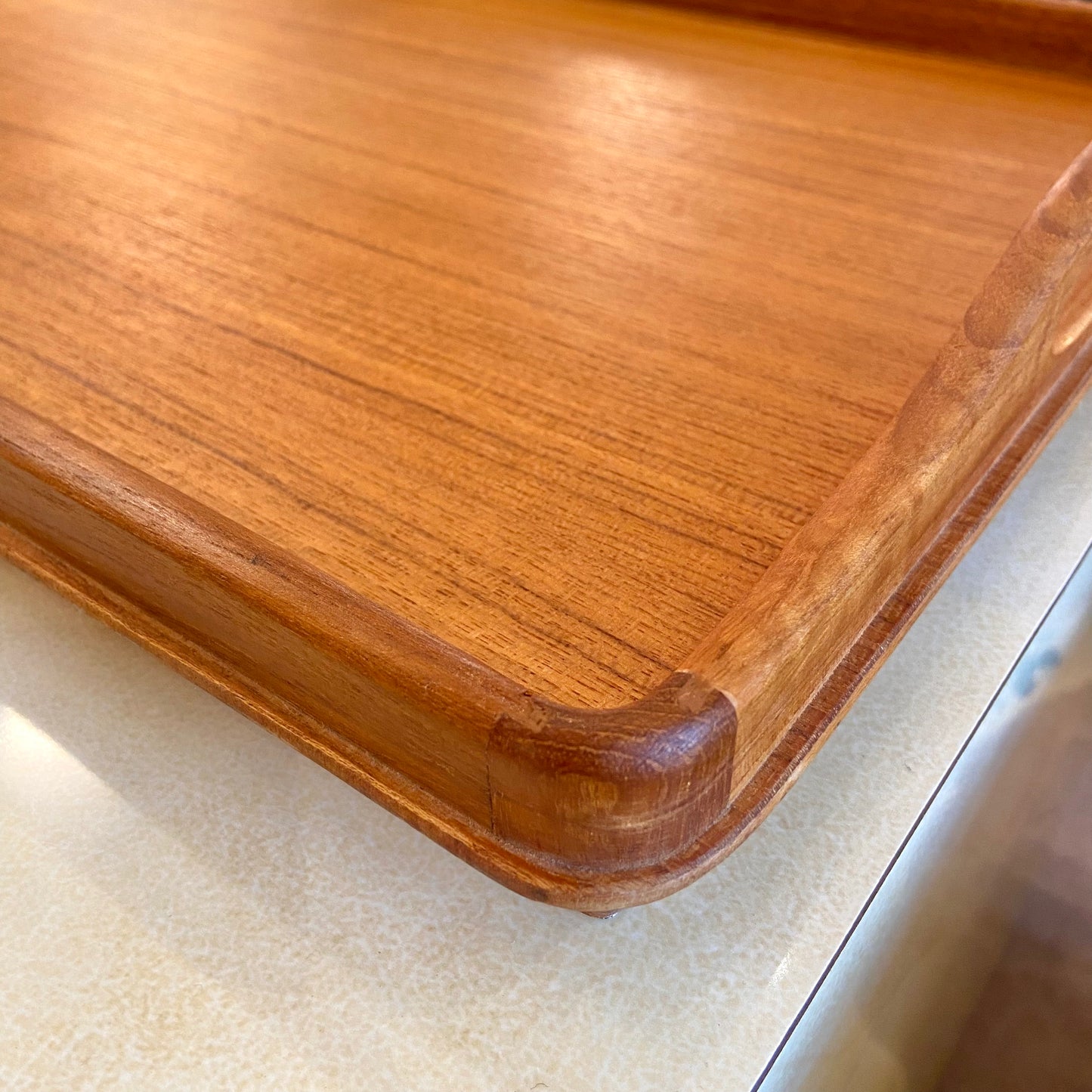 Vintage 1970’s Teak Wood Folding Tray