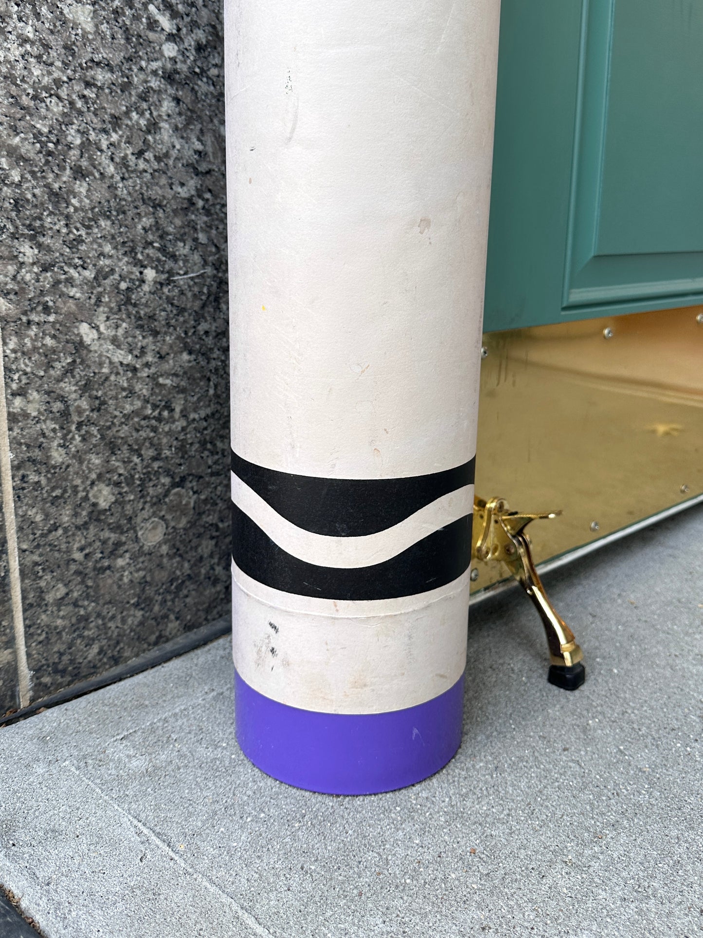 1989 “Think Big!” Monumental Purple Crayola Crayon