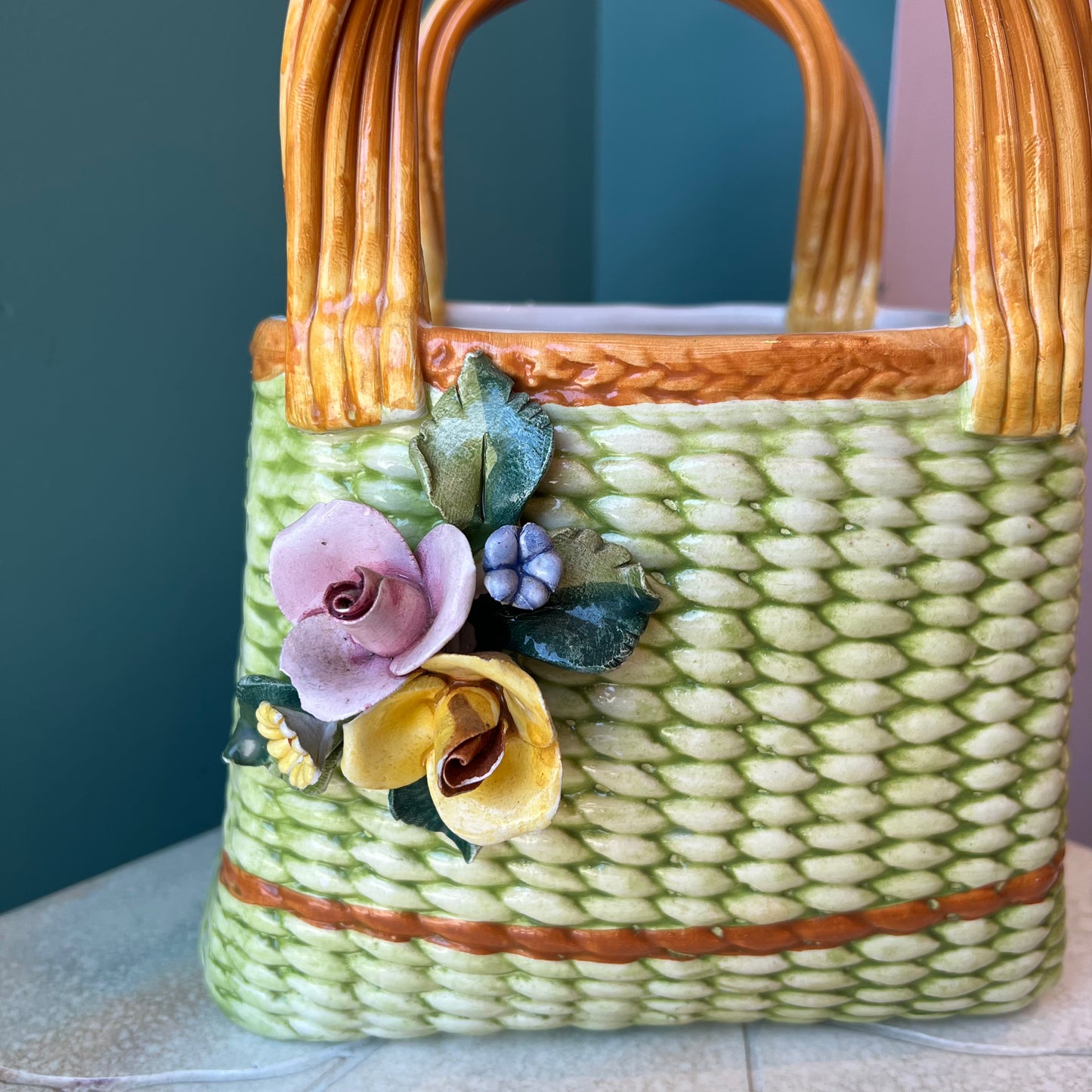 Vintage Intrada Italy Ceramic Bag