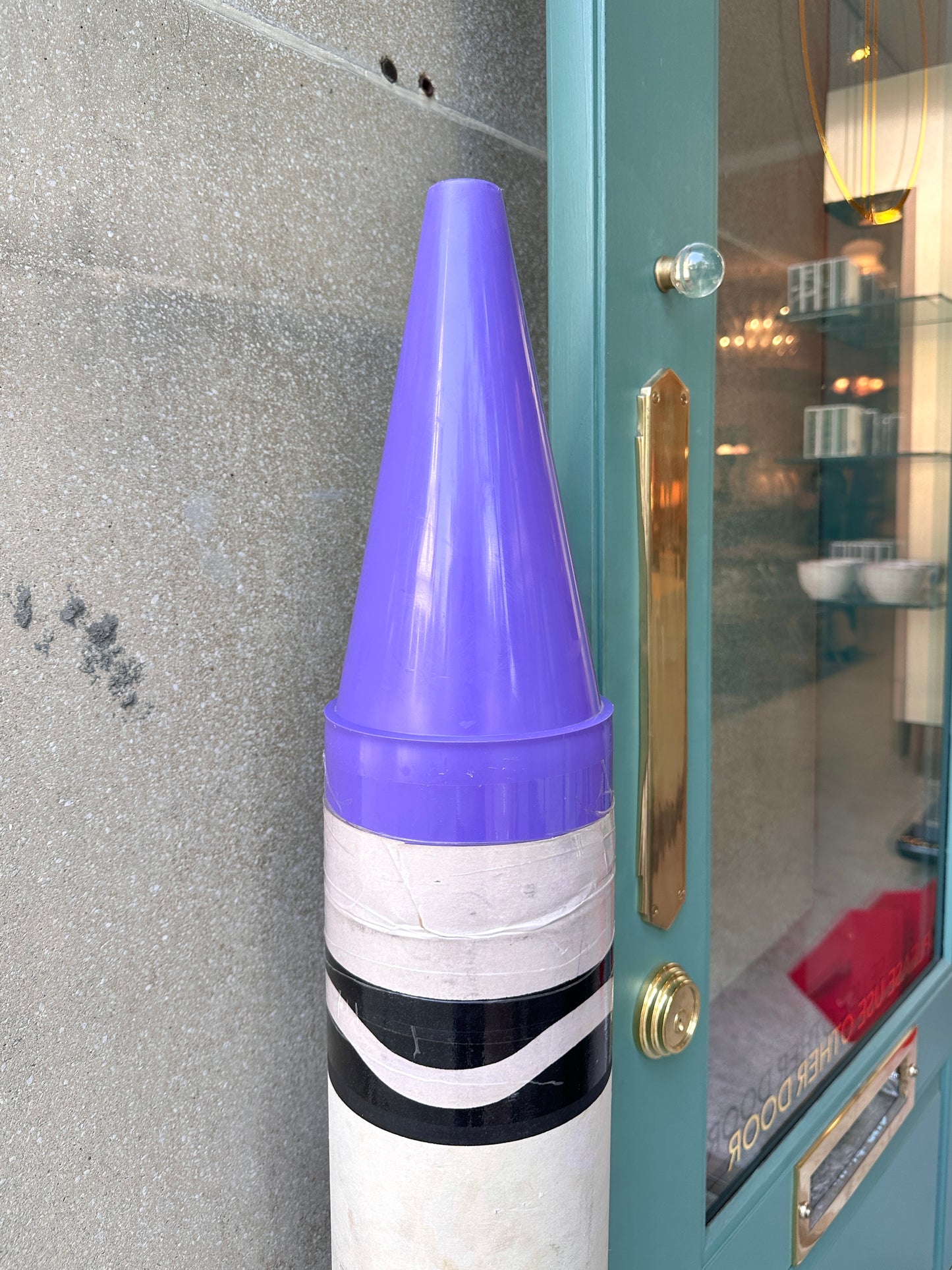 1989 “Think Big!” Monumental Purple Crayola Crayon