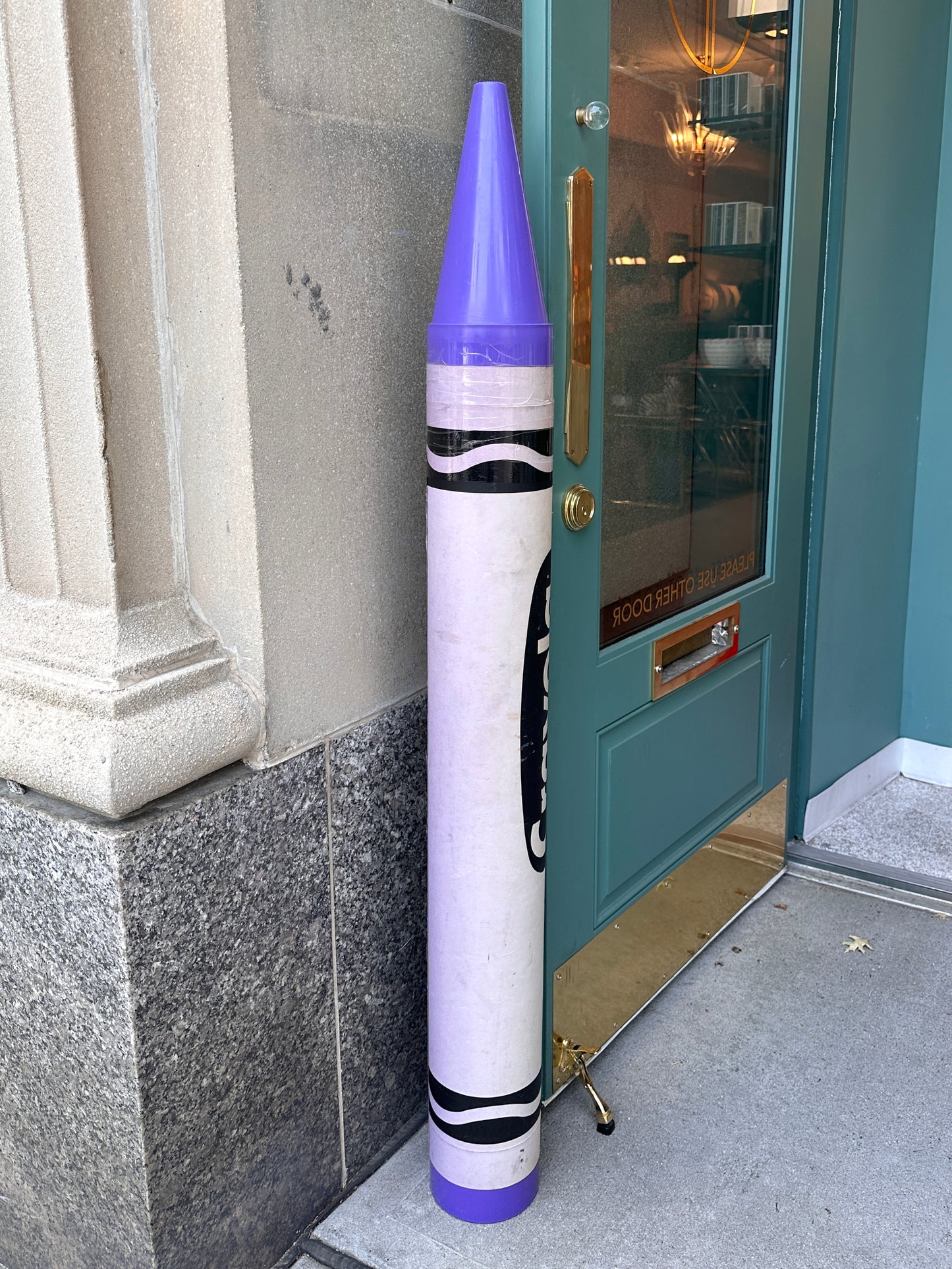 1989 “Think Big!” Monumental Purple Crayola Crayon