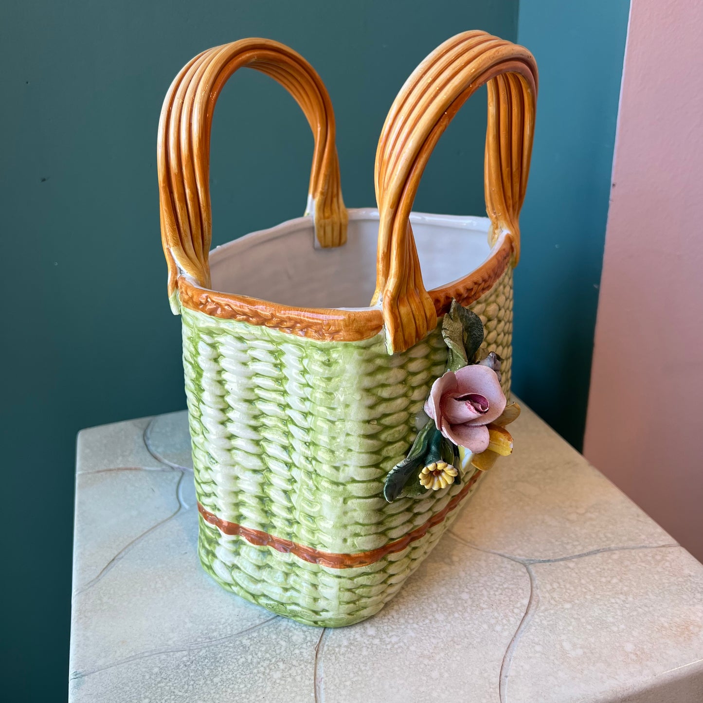 Vintage Intrada Italy Ceramic Bag