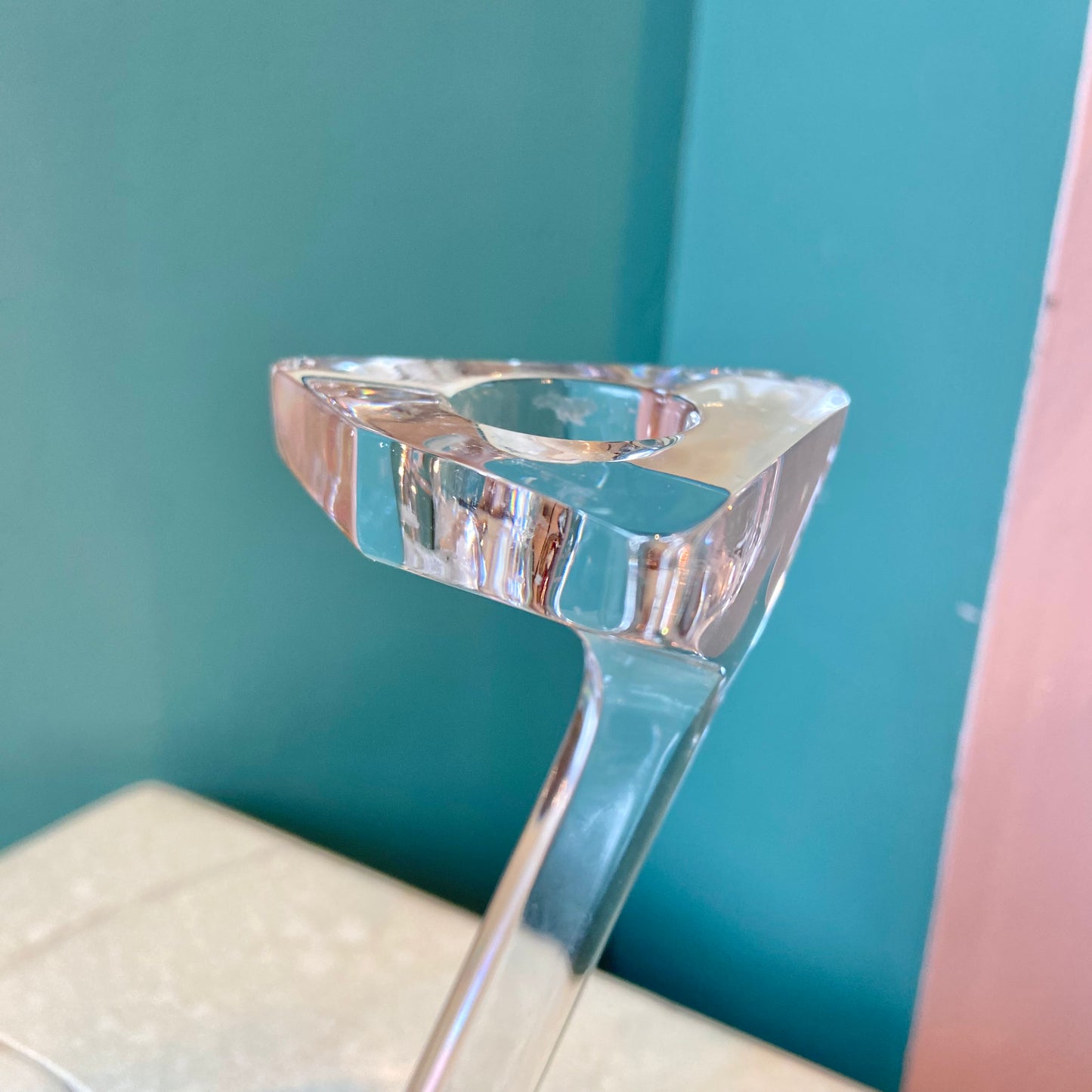 Vintage Crystal Candlestick Holders by Riedel