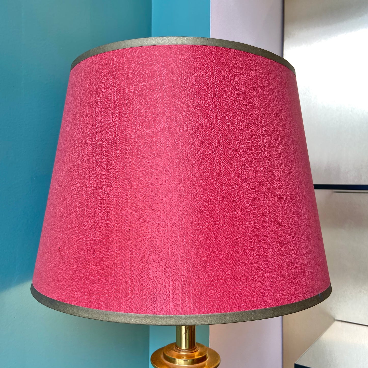 Vintage Mid Century Brass Table Lamp