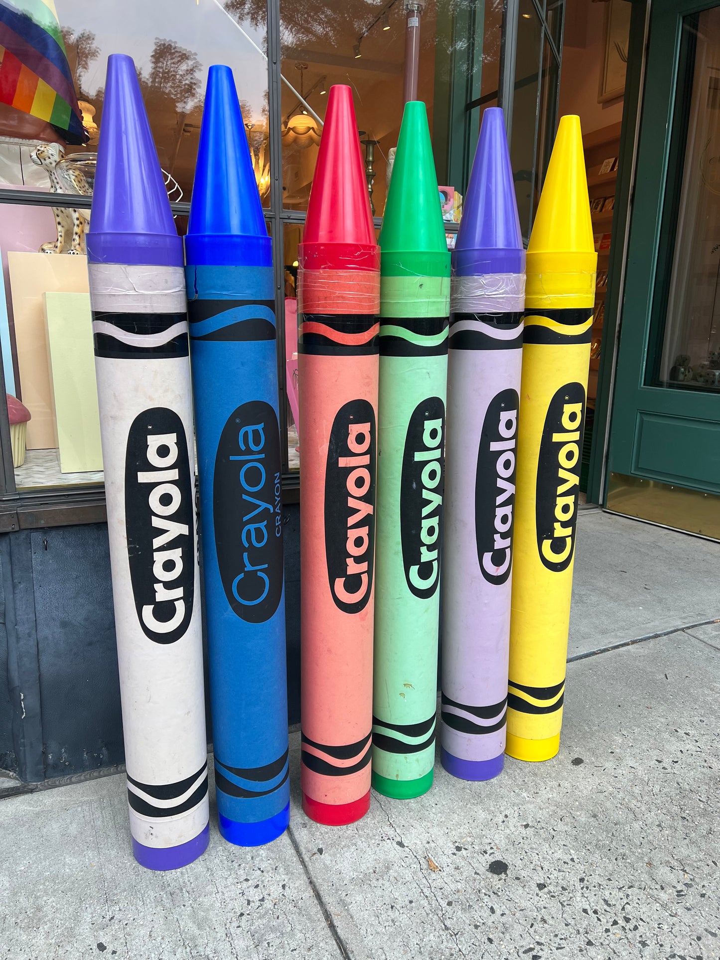 1989 “Think Big!” Monumental Purple Crayola Crayon