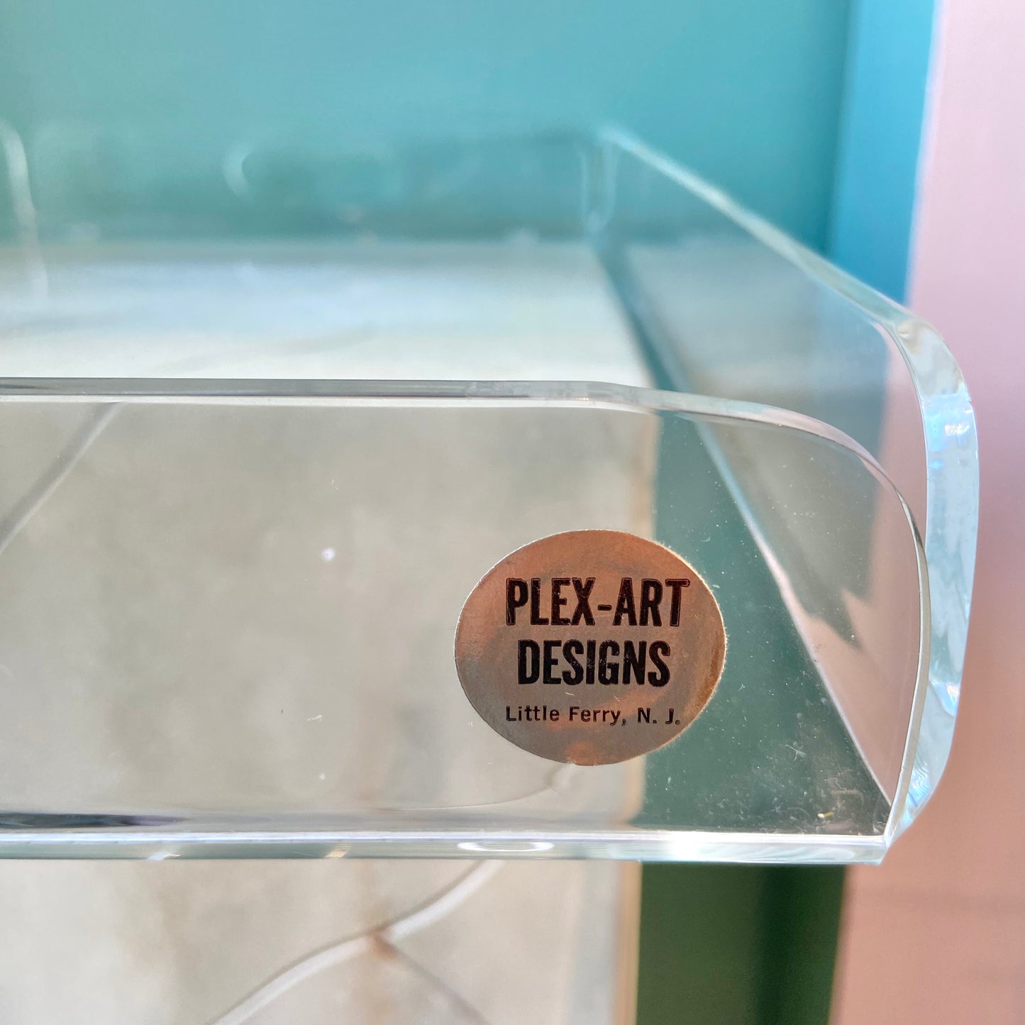 Vintage Lucite Tray