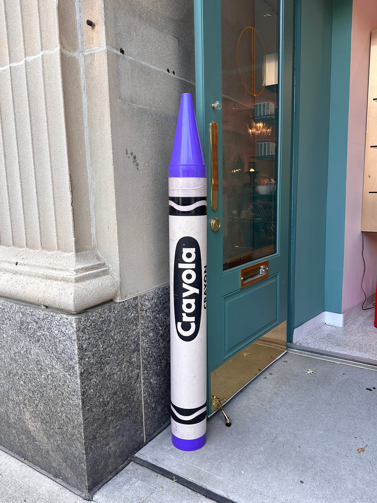 1989 “Think Big!” Monumental Purple Crayola Crayon