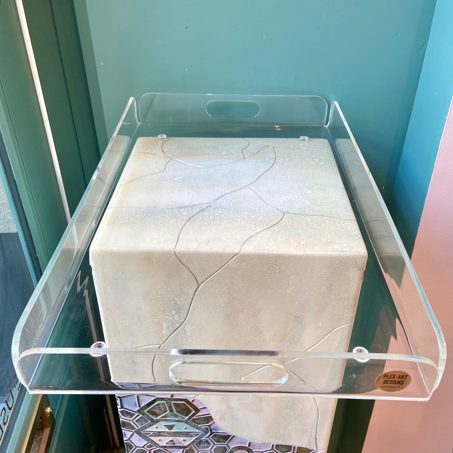 Vintage Lucite Tray