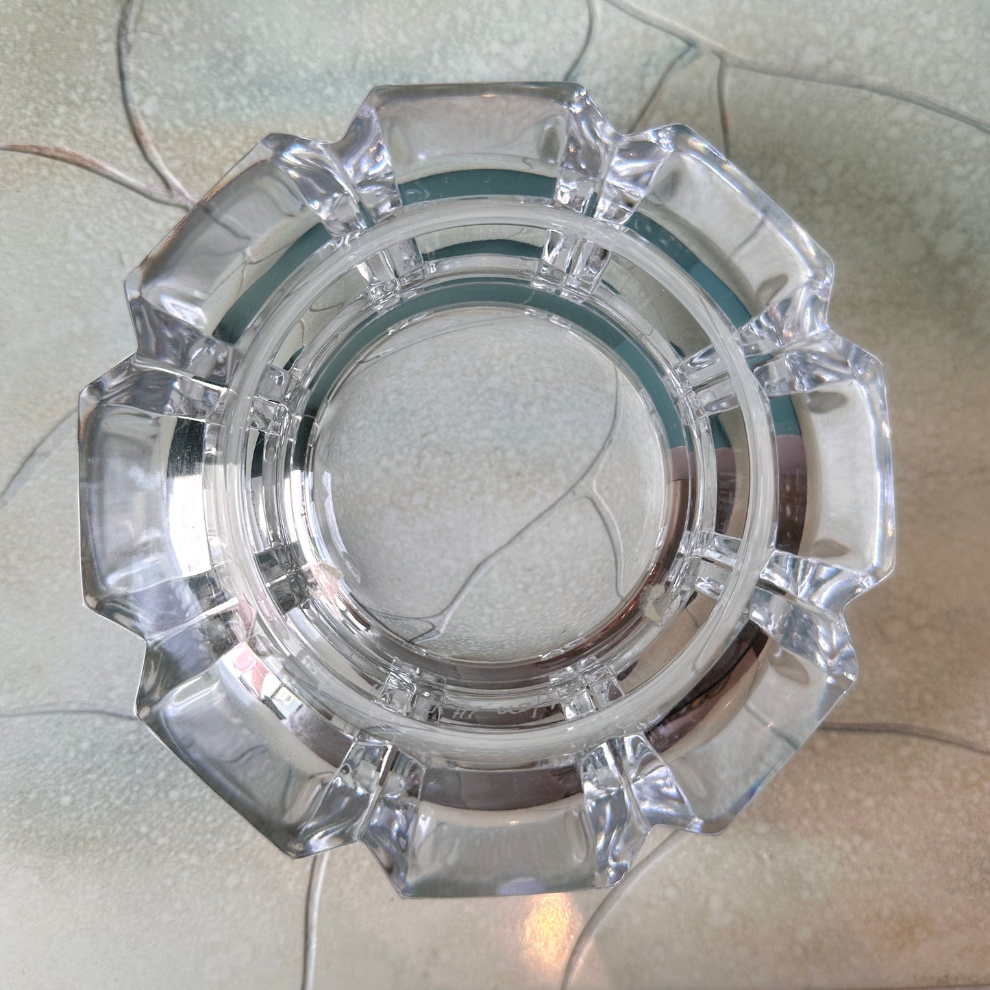 Vintage Orrefors “Corona” Crystal Bowl Signed