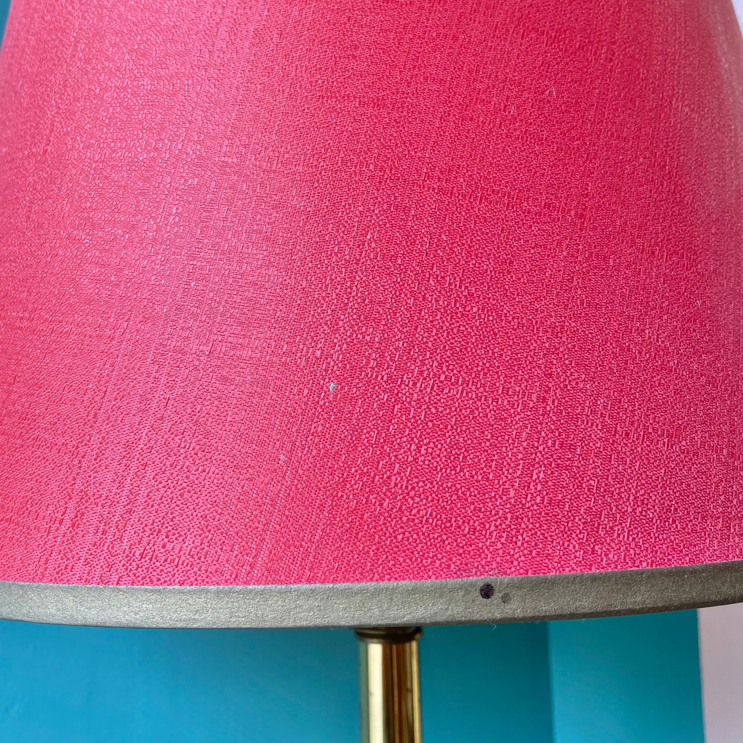 Vintage Mid Century Brass Table Lamp