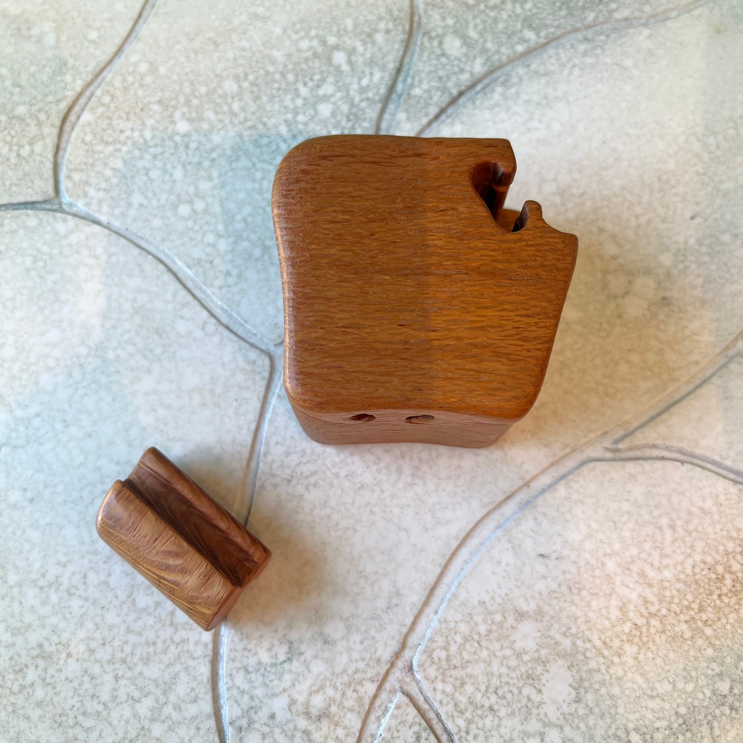 Vintage Don Rupard Small Wooden Jigsaw Box