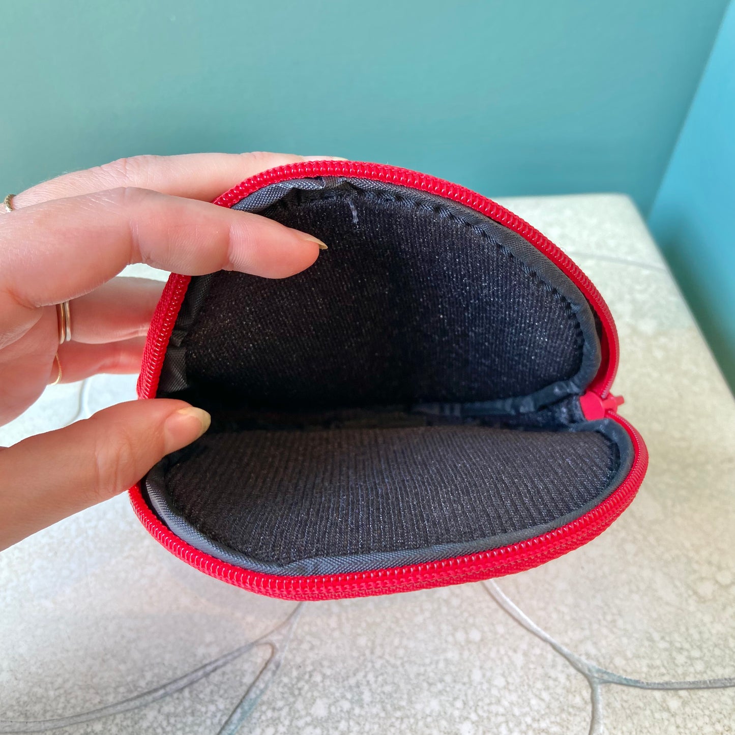 Vintage Red M&M Zip Pouch