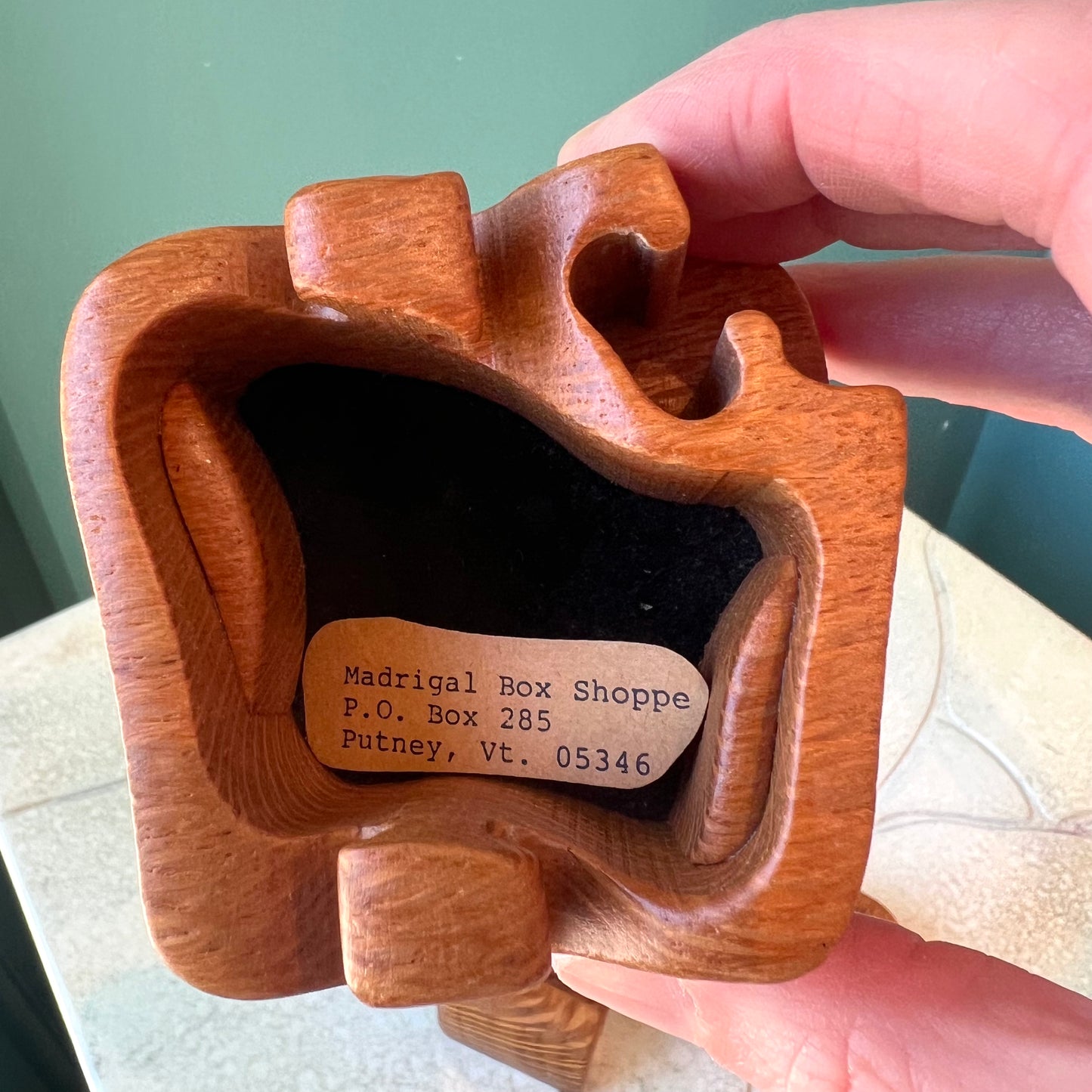 Vintage Don Rupard Small Wooden Jigsaw Box