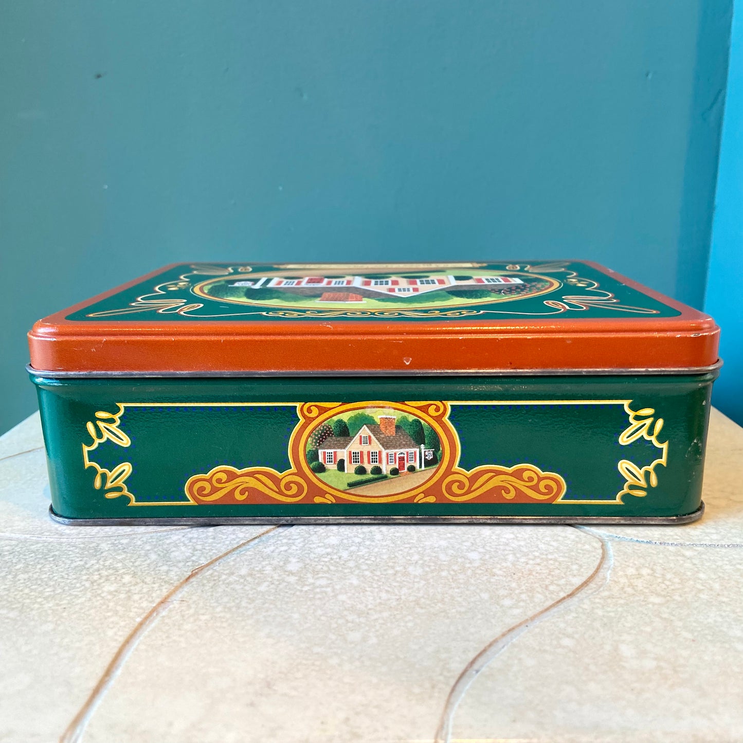 Vintage Toll House Cookie Tin Box