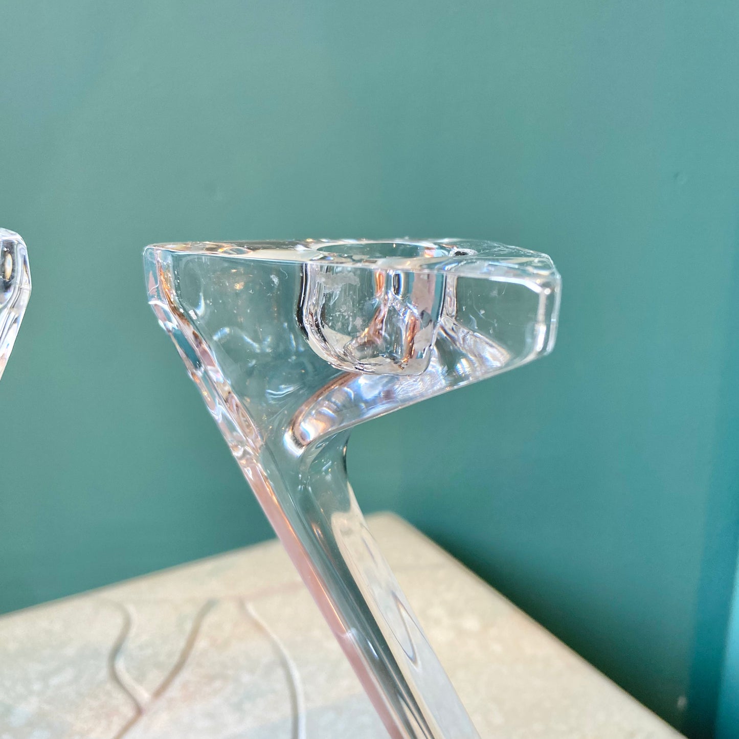 Vintage Crystal Candlestick Holders by Riedel