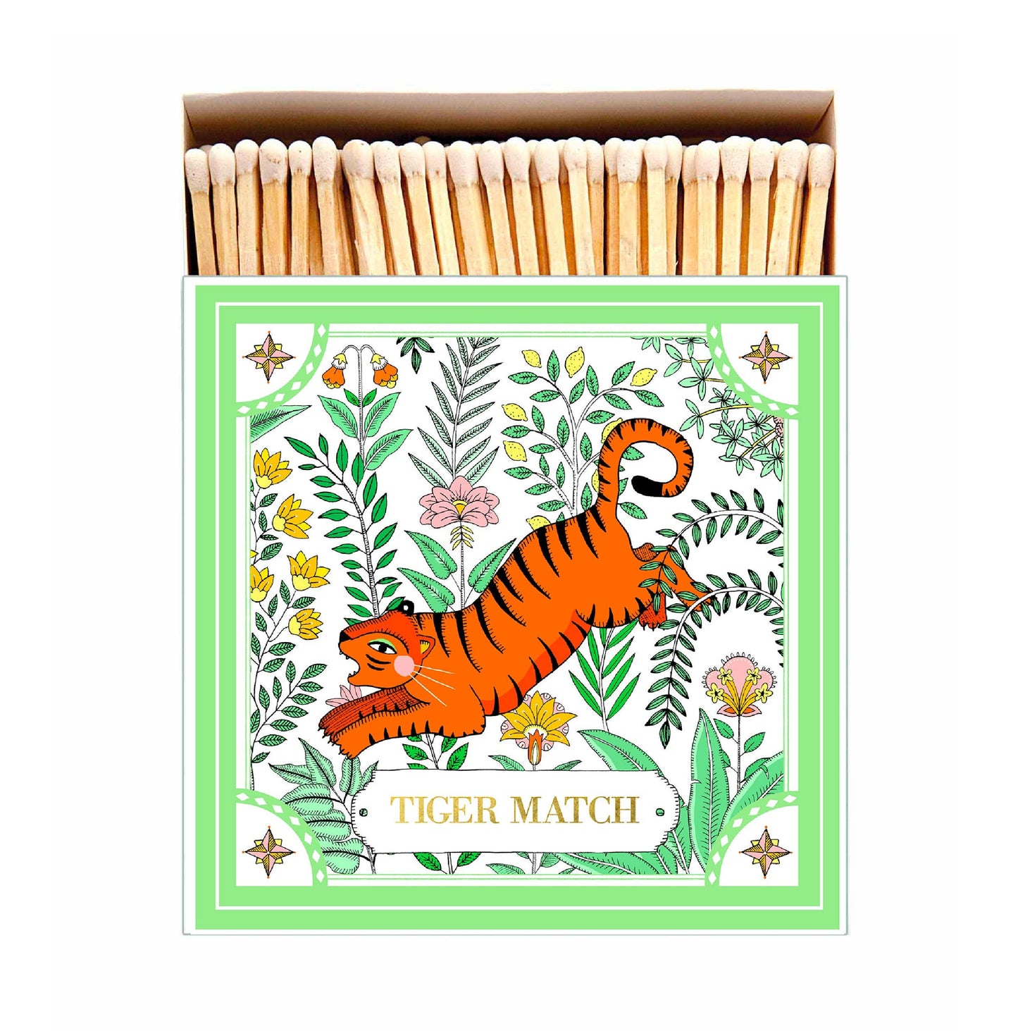 Green Tiger - Luxury Safety Matches