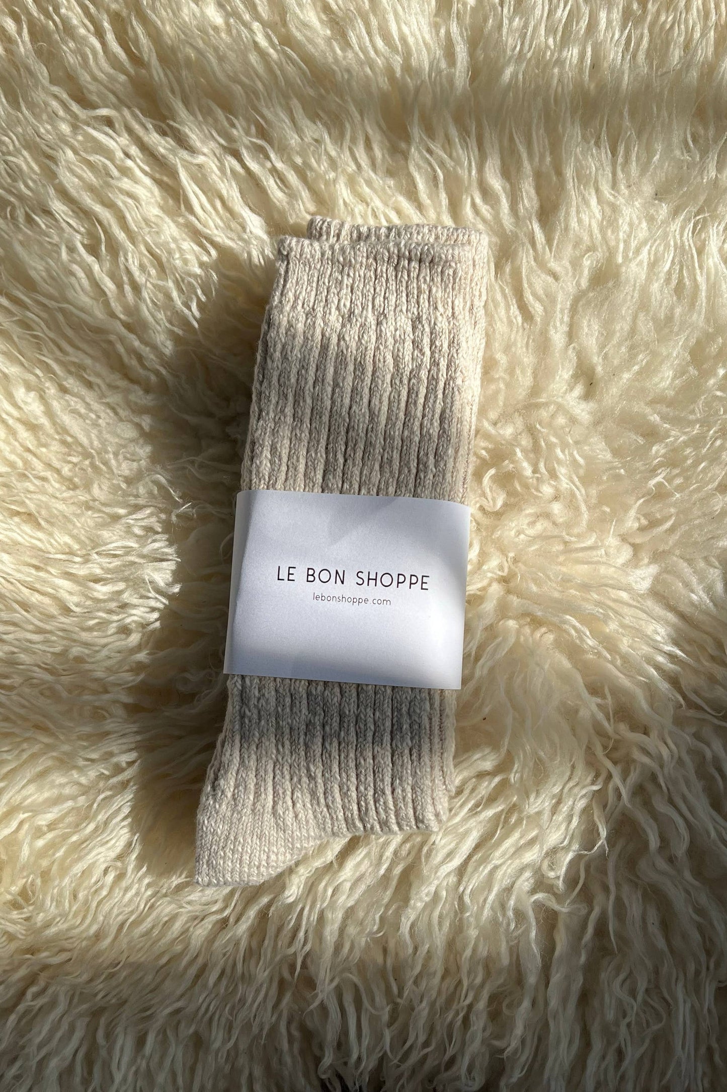 Oatmeal Cottage Socks by Le Bon Shoppe