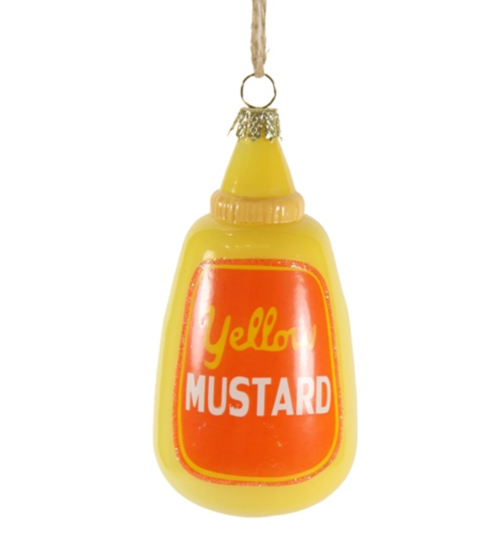 Yellow Mustard Holiday Ornament