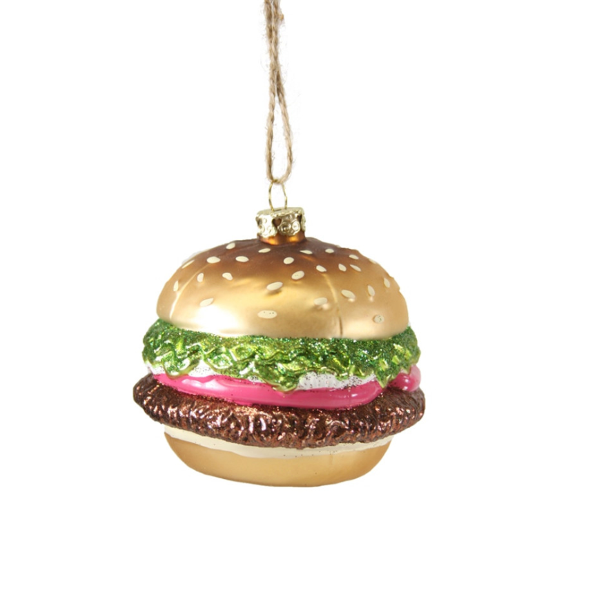 Hamburger Holiday Ornament