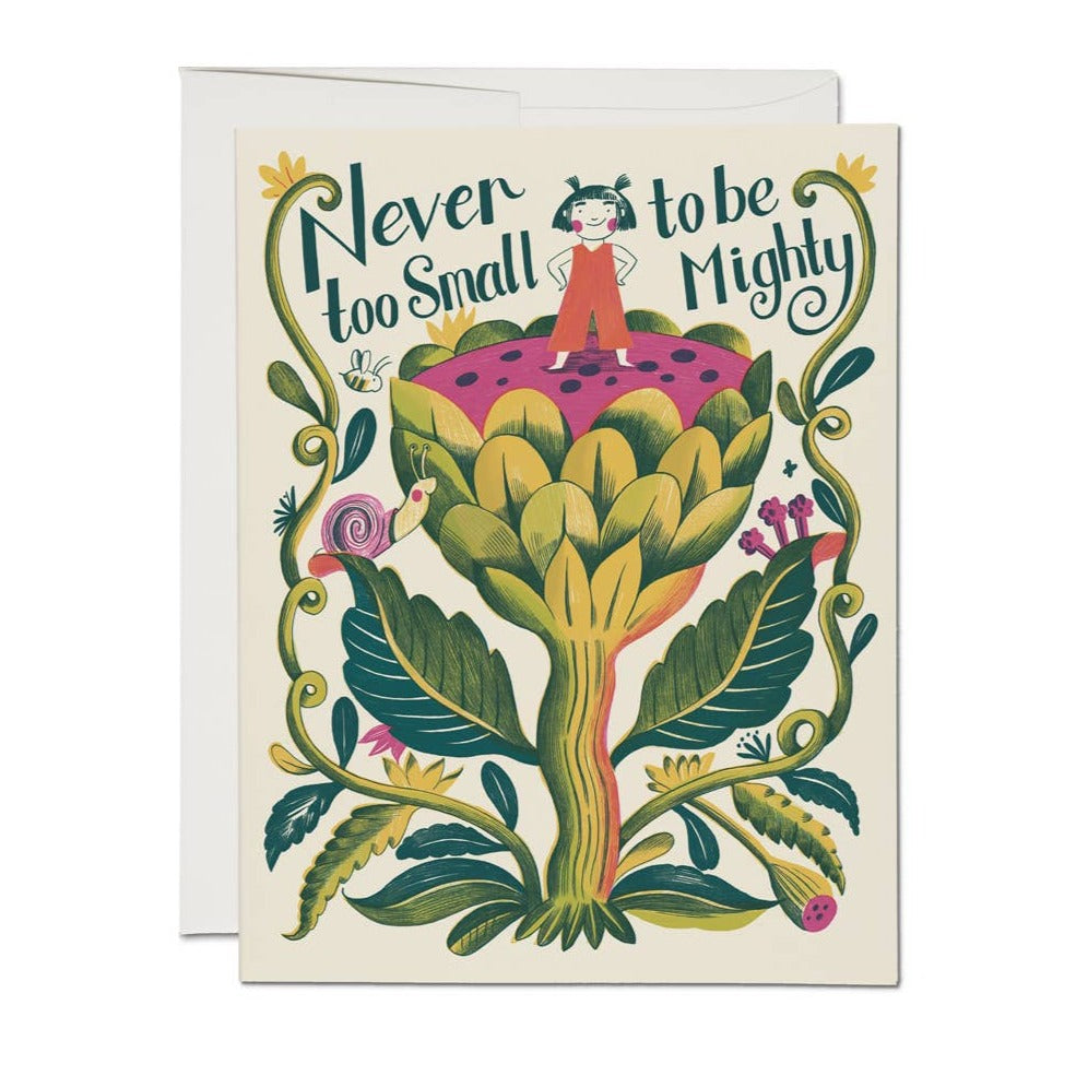 Never Too Small to be Mighty Card