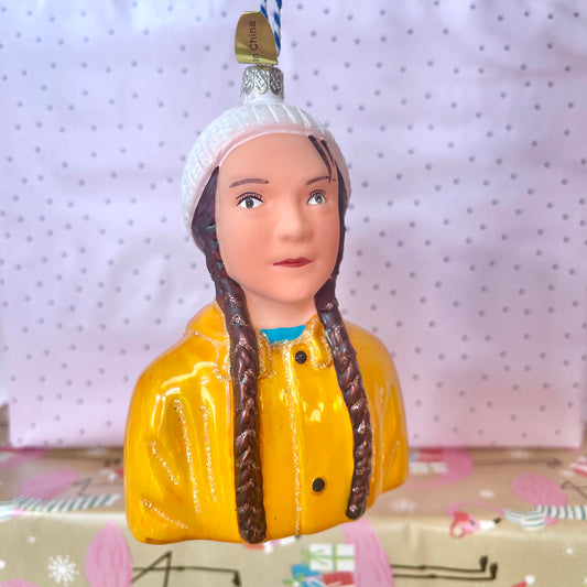 Greta Thunberg Ornament