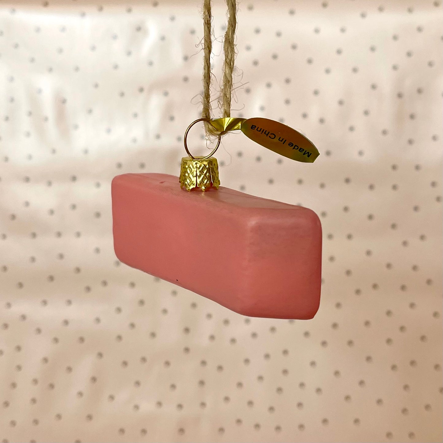 Pencil Eraser Holiday Ornament