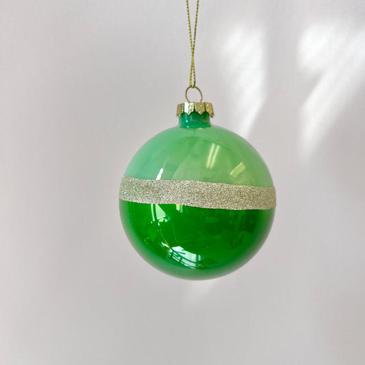 Duo Colored Large Bauble Ornament