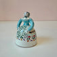 Vintage Ceramic Spanish Folk Art Lady Dinner Bell
