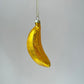 Gold Banana Glass Ornament