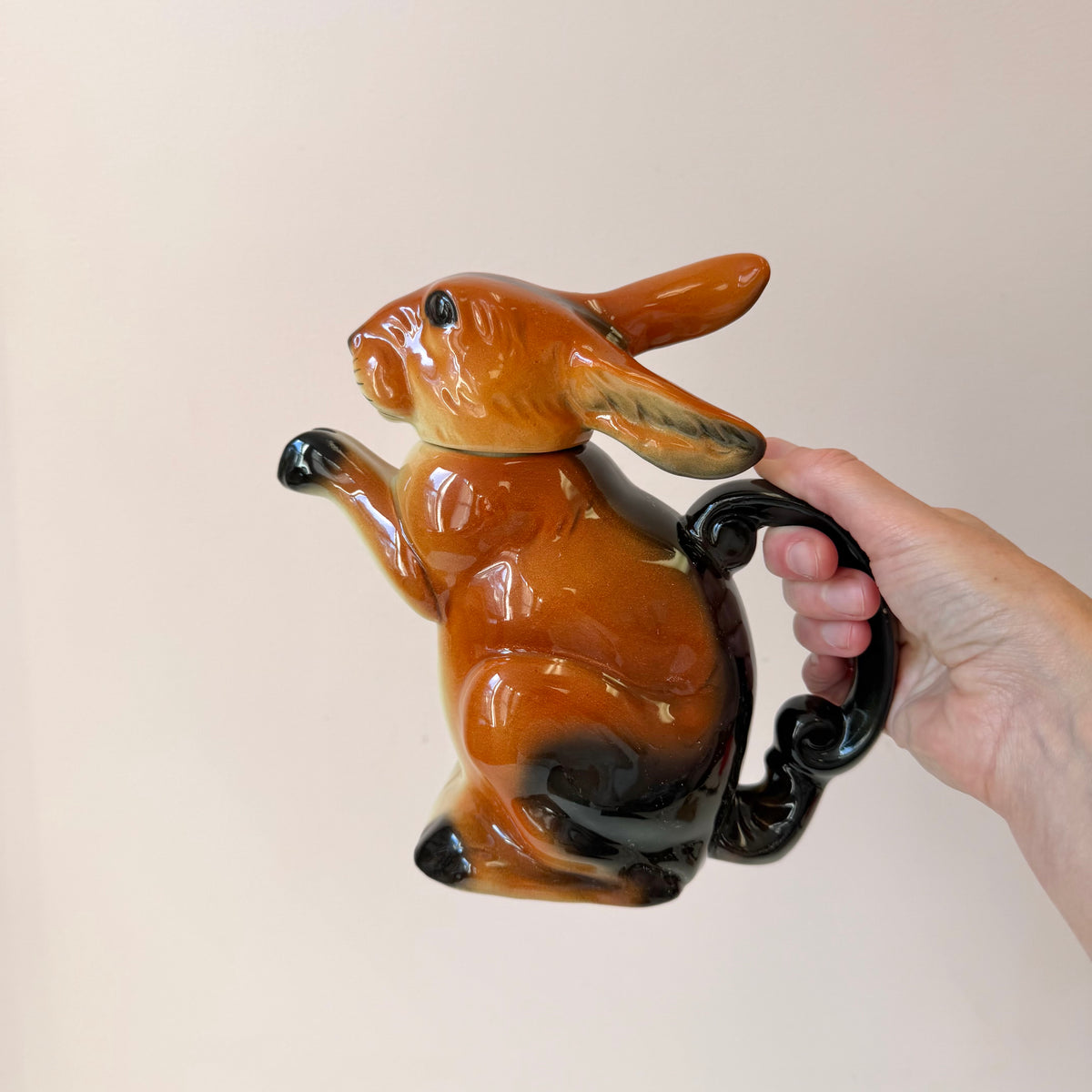 Vintage Ceramic Rabbit Teapot