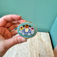 Vintage Italian Micro Mosaic Oval Pill Box