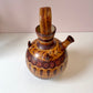 Vintage Handcrafted Mexican Tonala Clay Pottery Water Jug