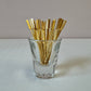 Vintage Set of 26 Gold Tone Metal "Arrow" Cocktail Picks