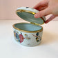 Vintage Porcelain Hinged Floral Box from Andrea by Sadek